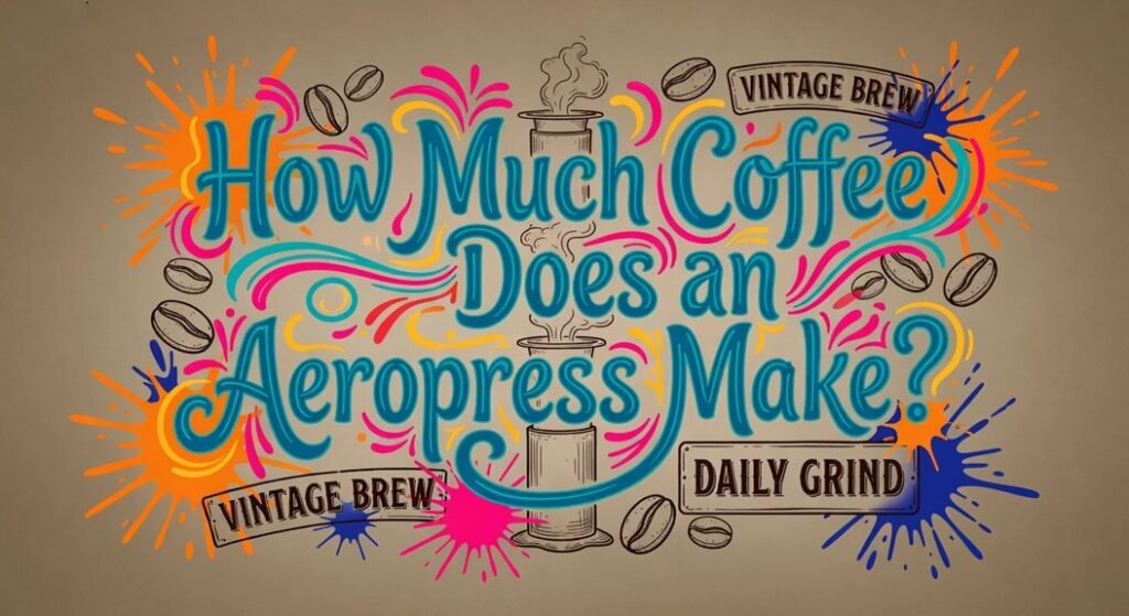 aeropress yields about 8 12 ounces