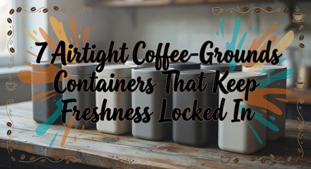 airtight coffee ground containers
