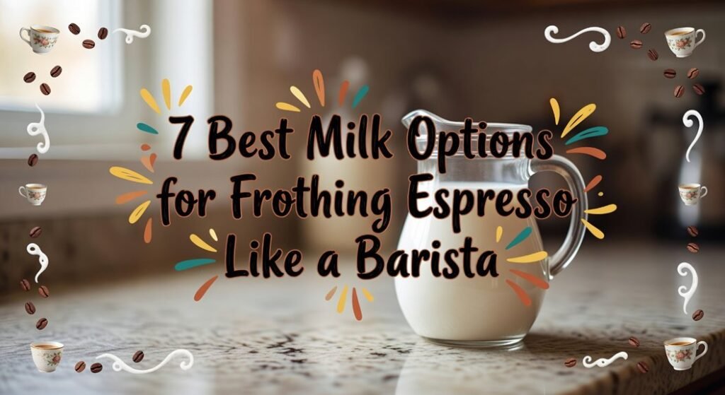 barista friendly frothing milk options