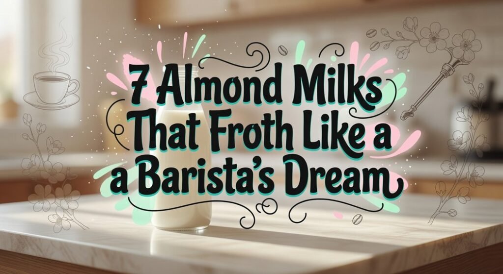 barista style frothing almond milks