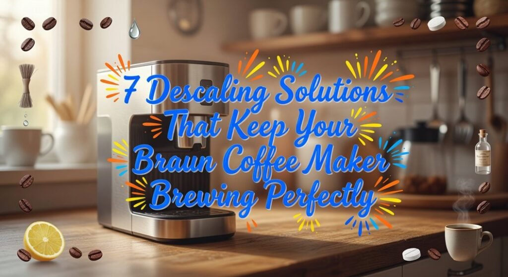 braun coffee descaling guide