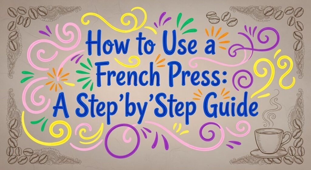 brew coffee with press