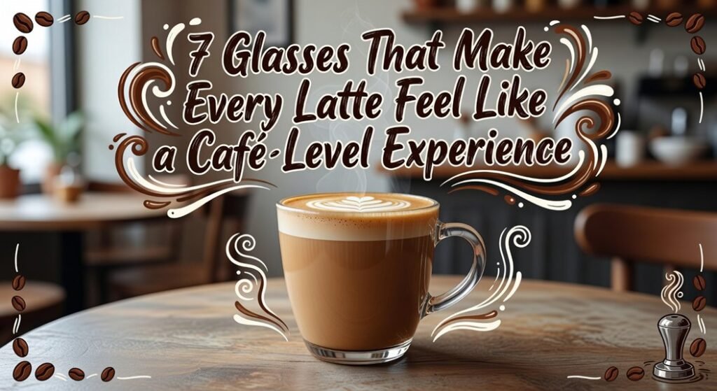 caf level latte glasses