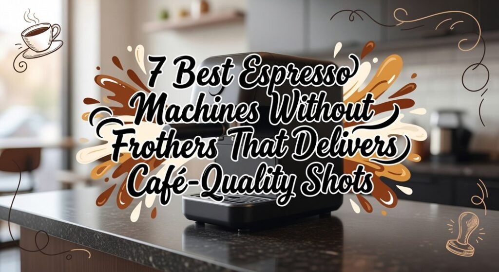 caf quality espresso machines no frothers