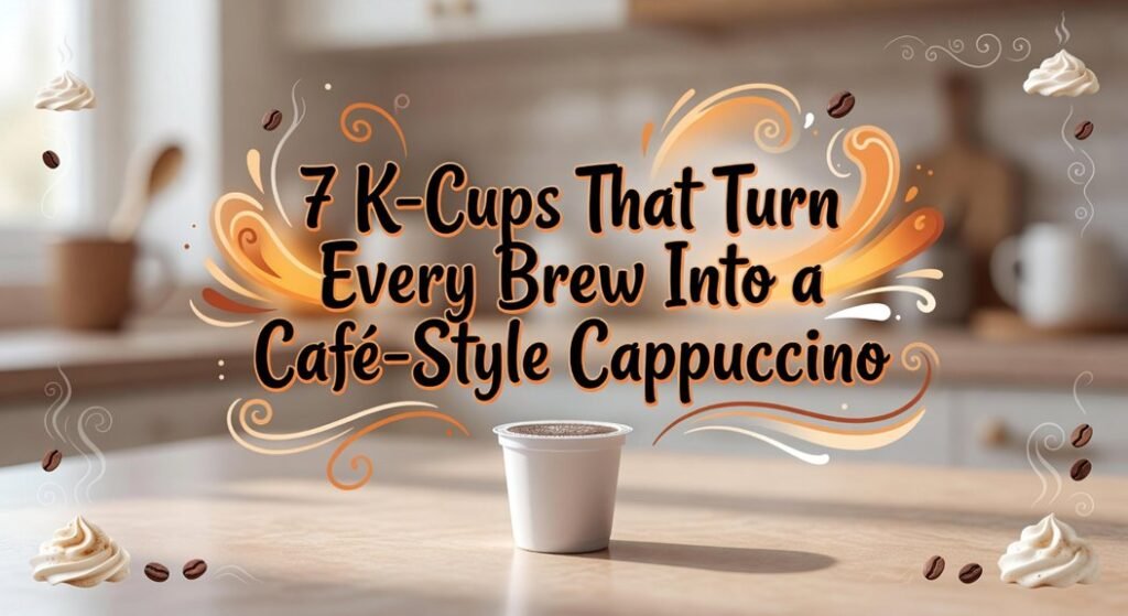 caf style cappuccino k cups