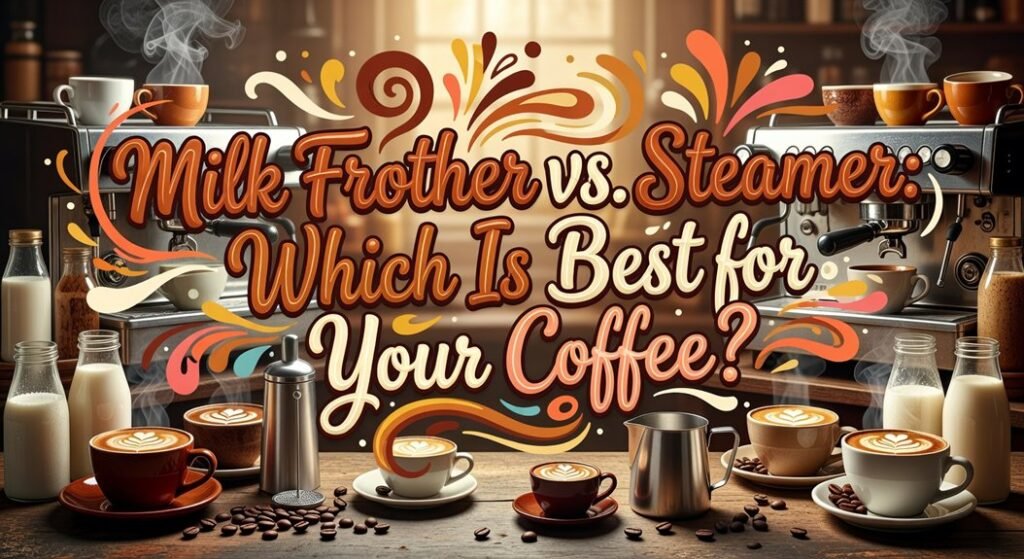 choosing coffee frothing method
