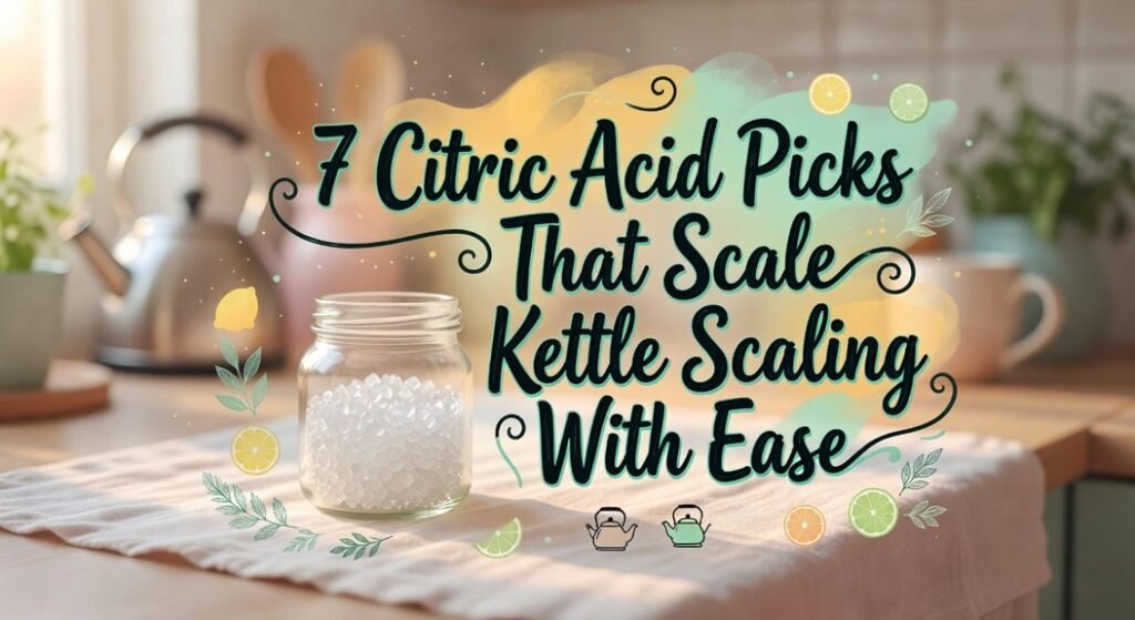 citric acid kettle descaling