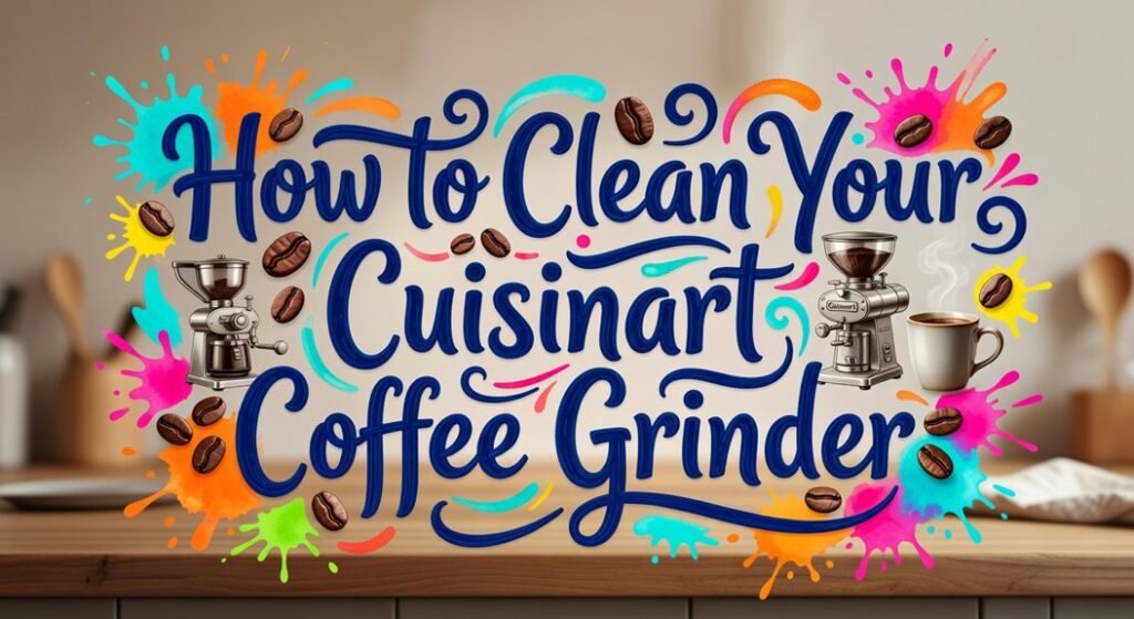 clean cuisinart coffee grinder
