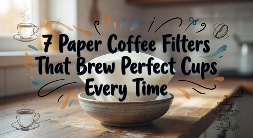 coffee filters ensure perfect brew