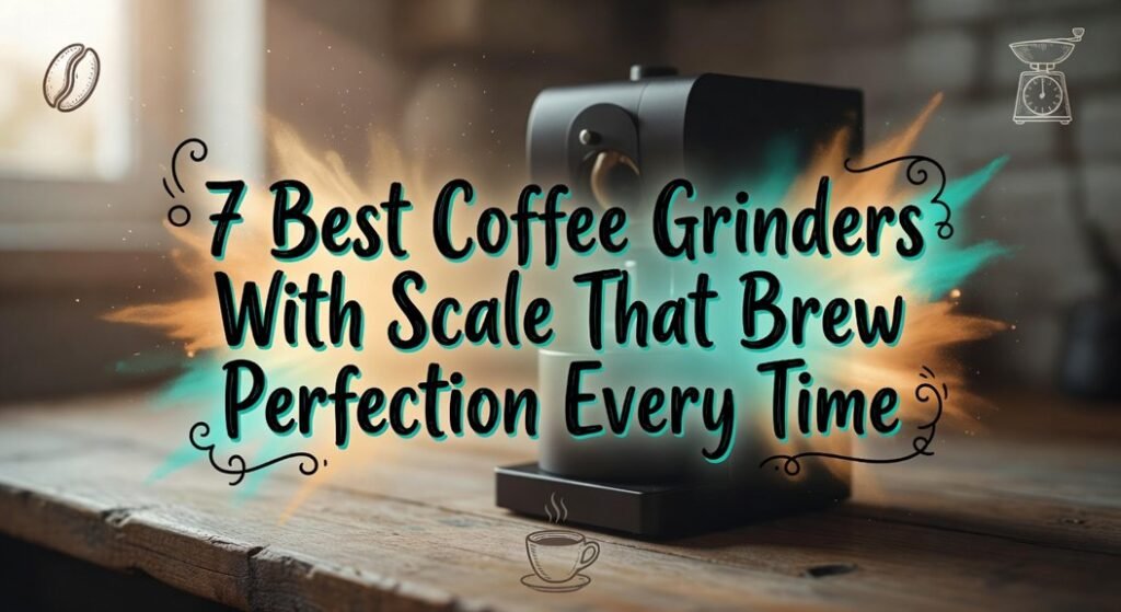 coffee grinders with built in scale