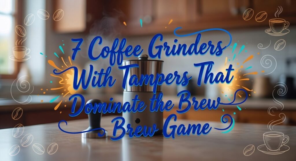 coffee grinders with tampers