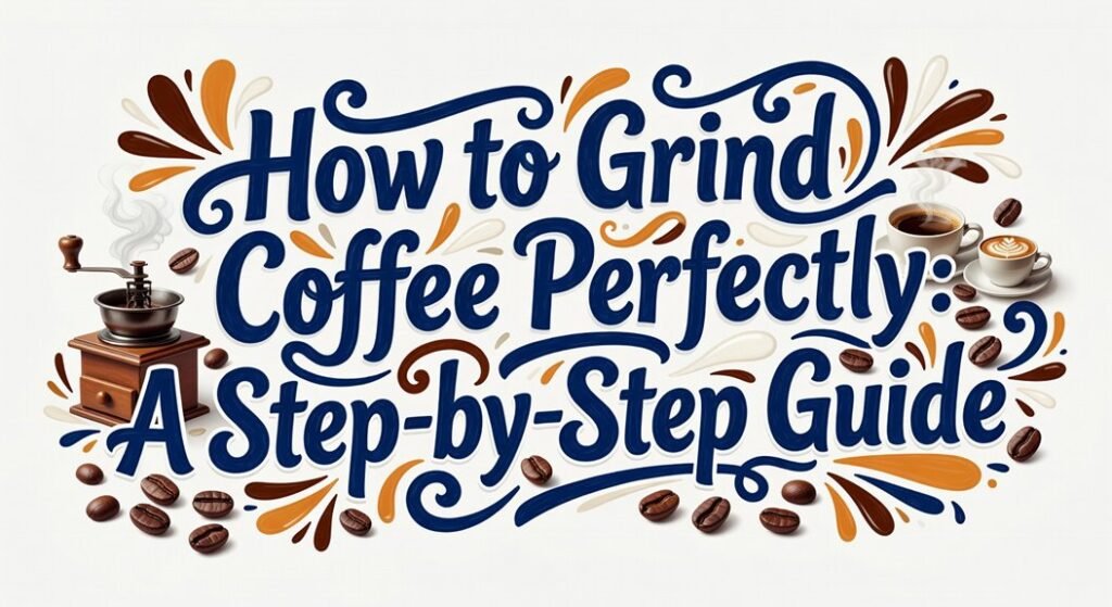 coffee grinding step by step