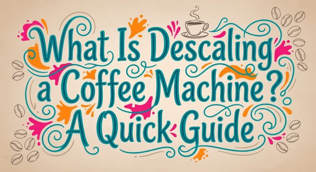 coffee machine descaling guide