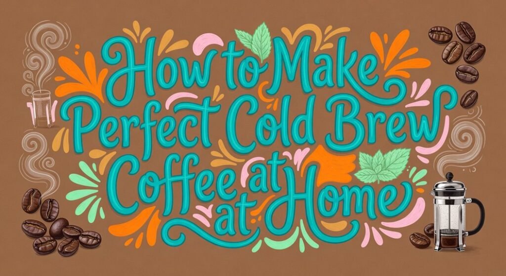 cold brew coffee guide