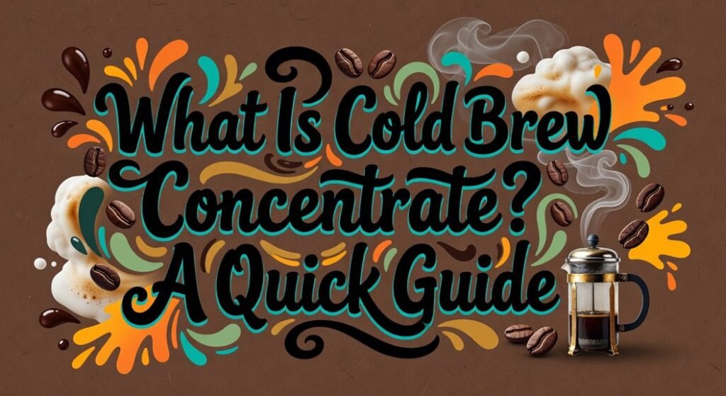 cold brew concentrate explained