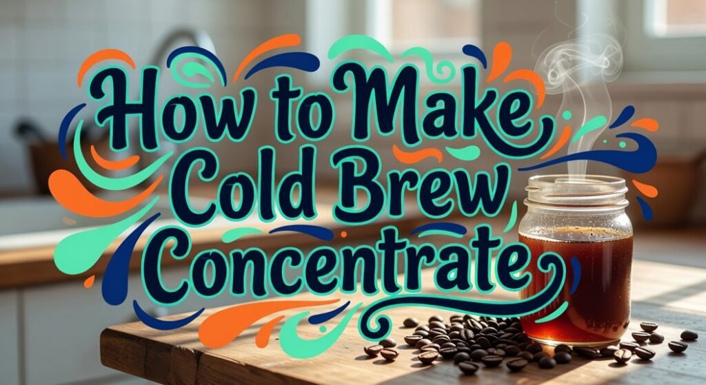 cold brew concentrate recipe