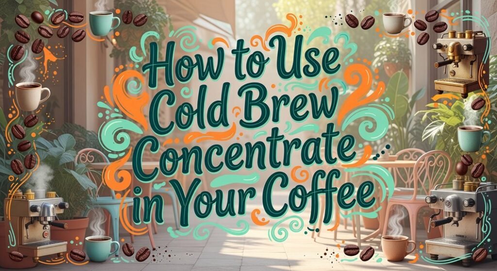cold brew concentrate usage
