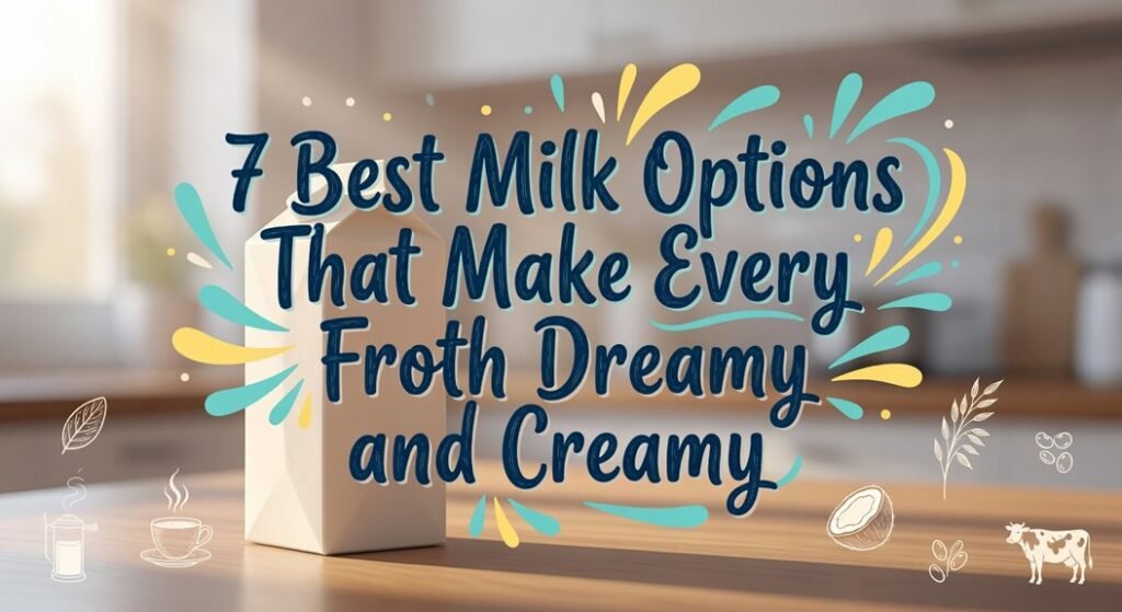 creamy frothy milk options