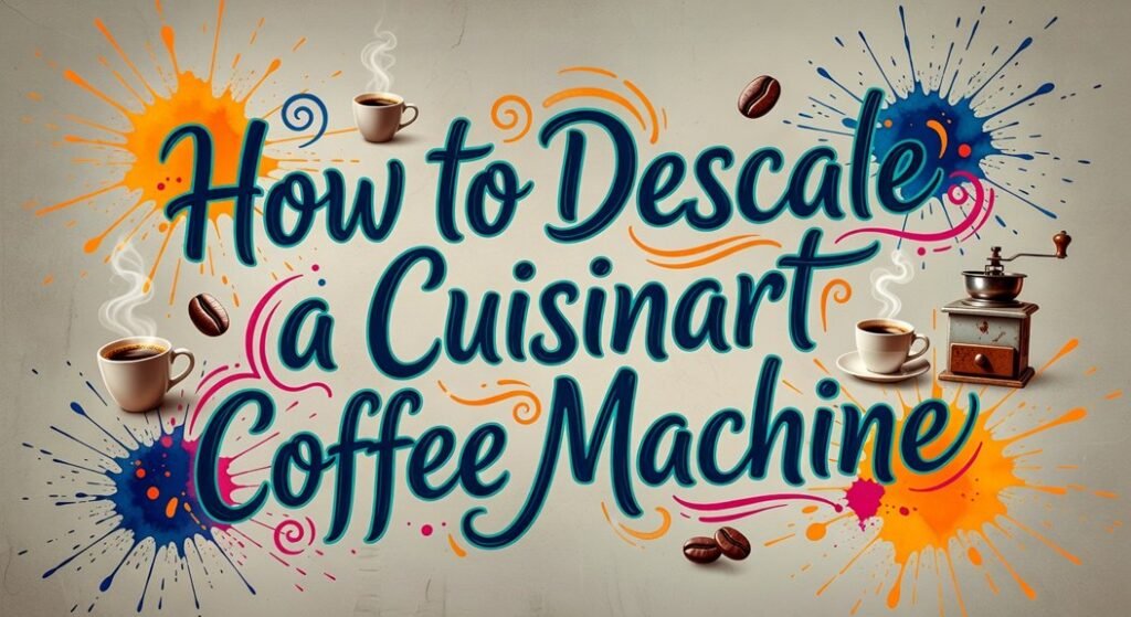 descaling cuisinart coffee maker