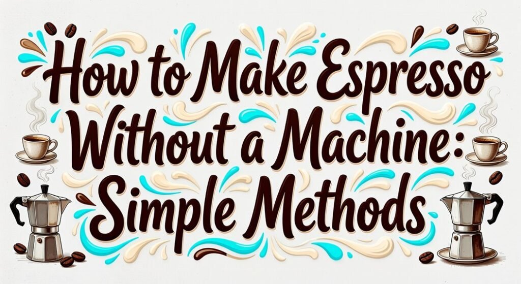 diy espresso without machine