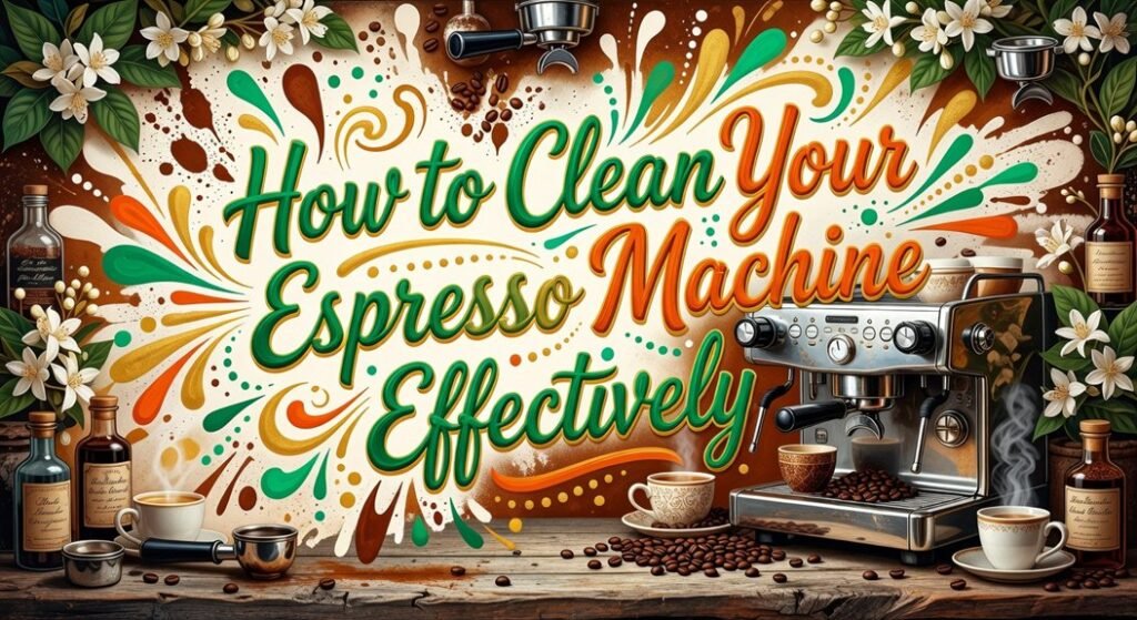 effective espresso machine cleaning
