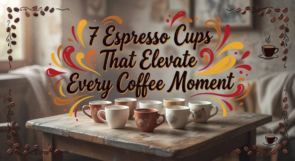 elegant espresso cup collection
