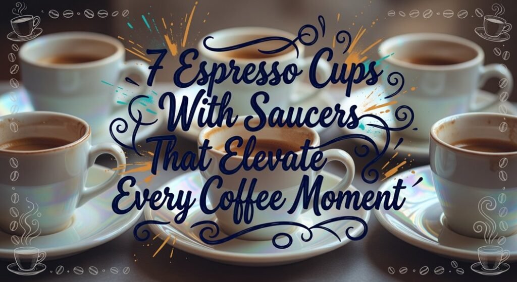 elegant espresso cup set