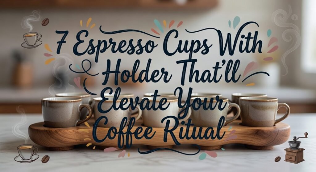 elegant espresso cup set