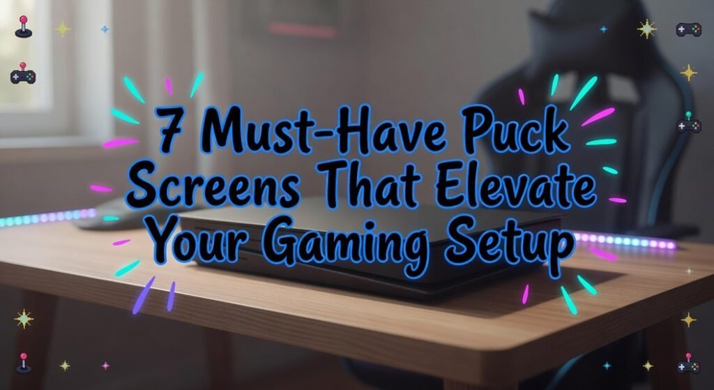elevate gaming with stylish puck screens creen