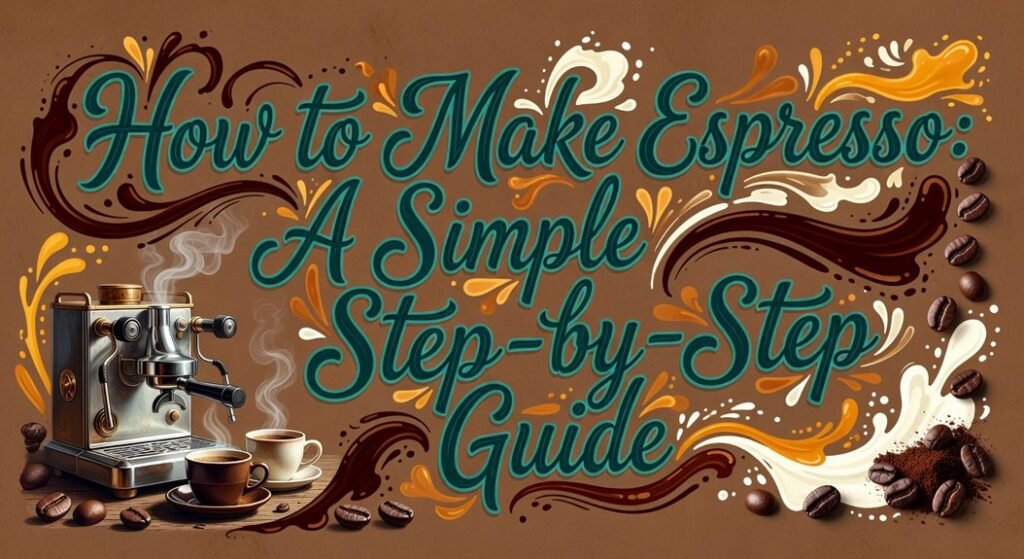 espresso brewing step by step