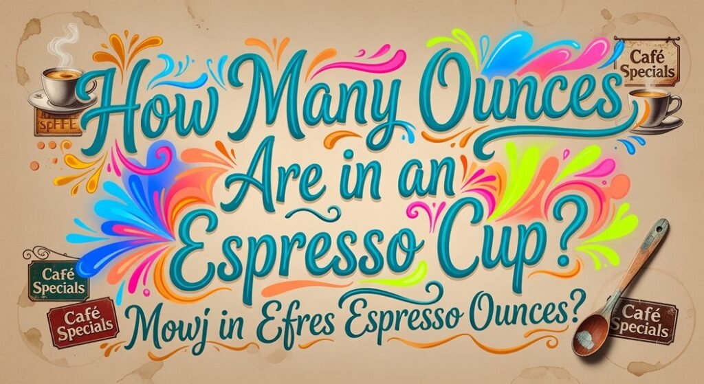 espresso cup volume ounces