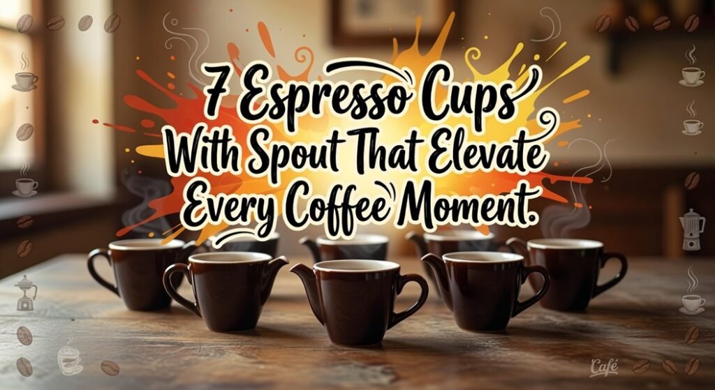 espresso cups with spout