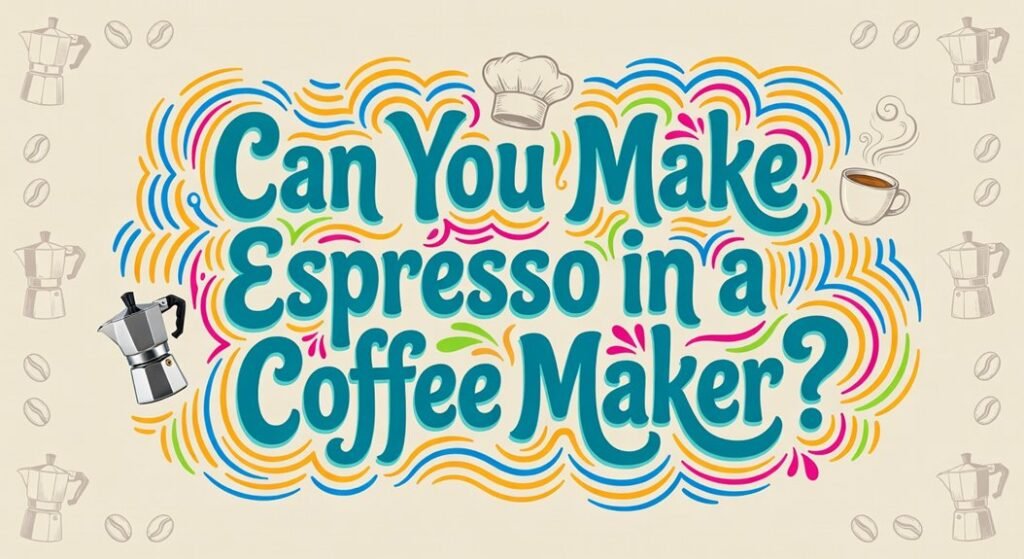 espresso in drip coffee
