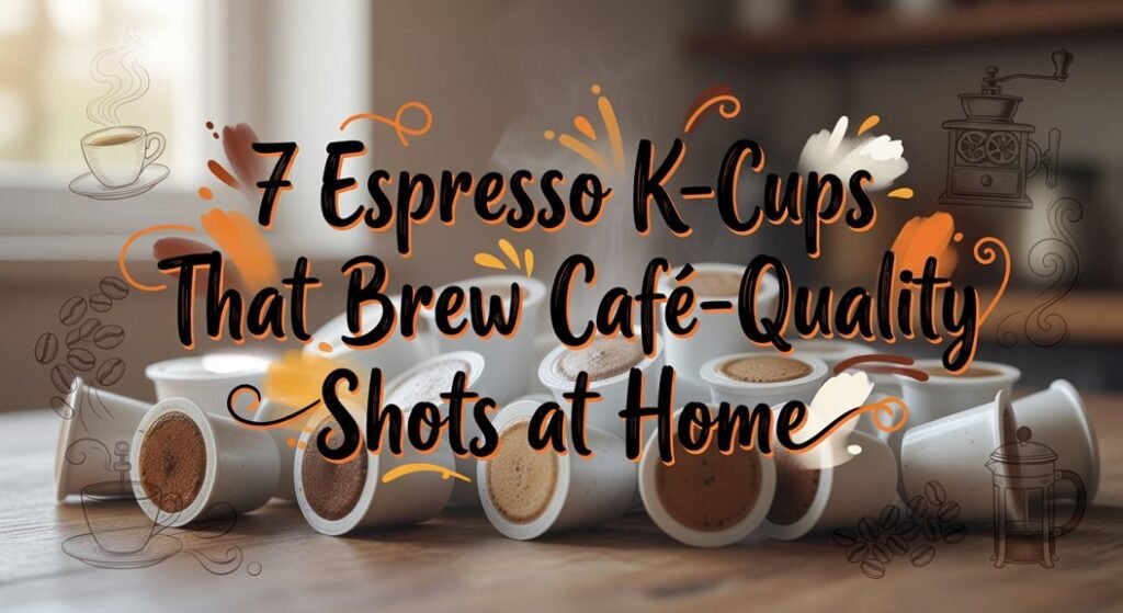 espresso k cups deliver caf quality shots