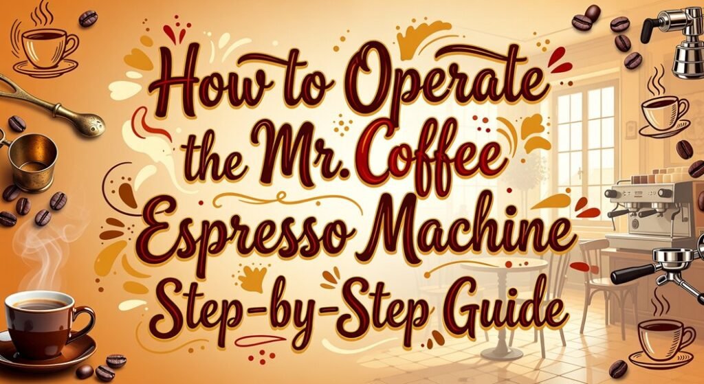 espresso machine operation guide