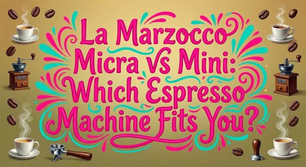 espresso machine size comparison