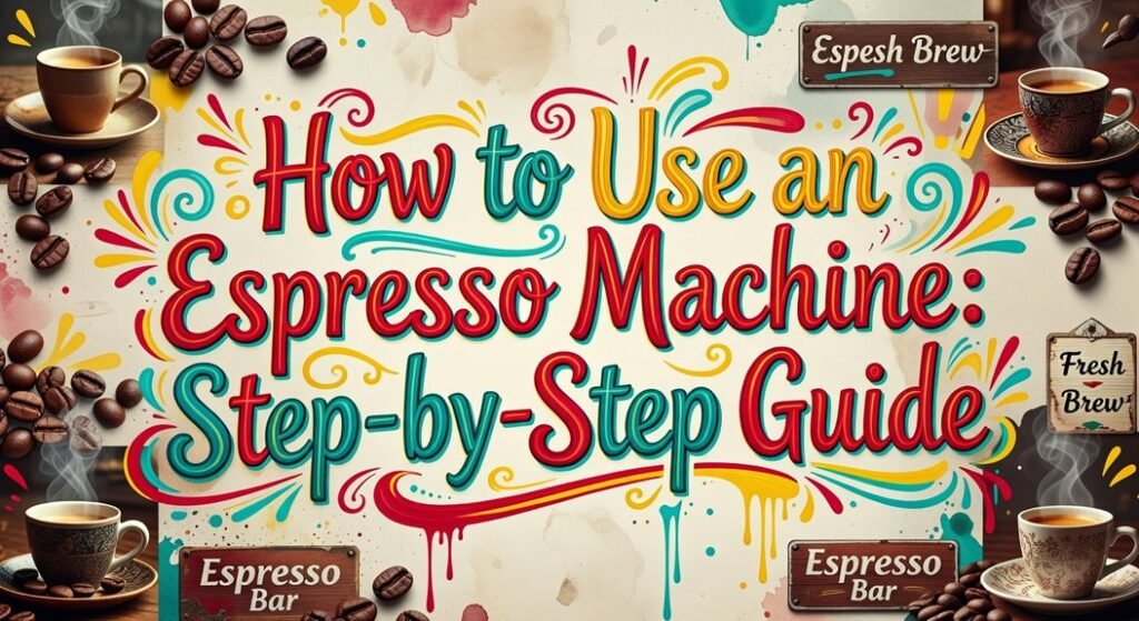 espresso machine step guide
