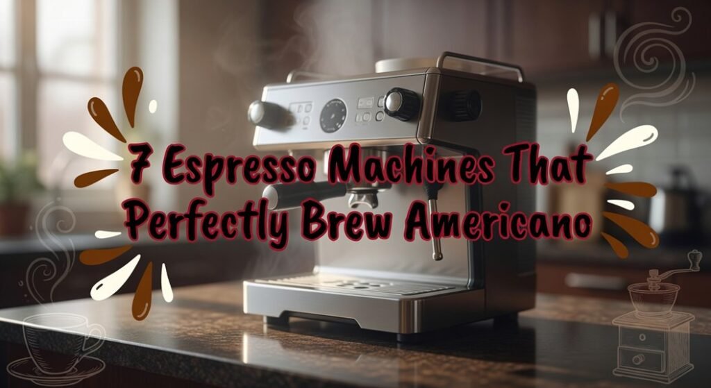 espresso machines brewing americano