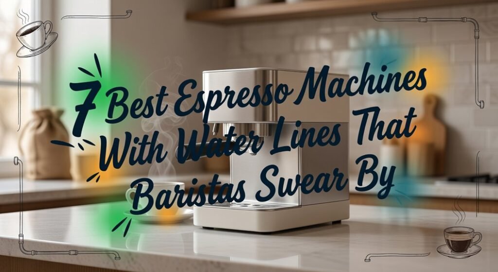 espresso machines with built in water lines