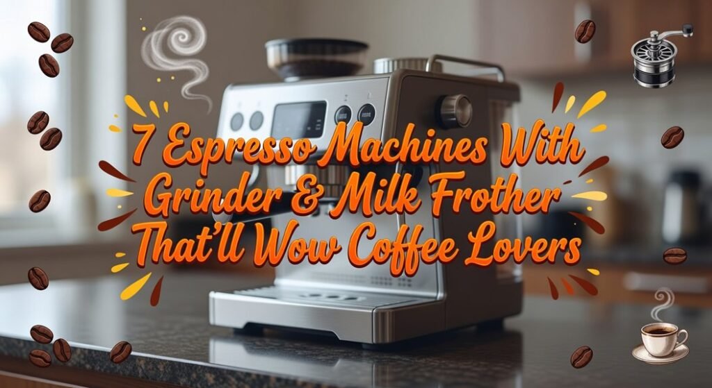 espresso machines with grinder and frother