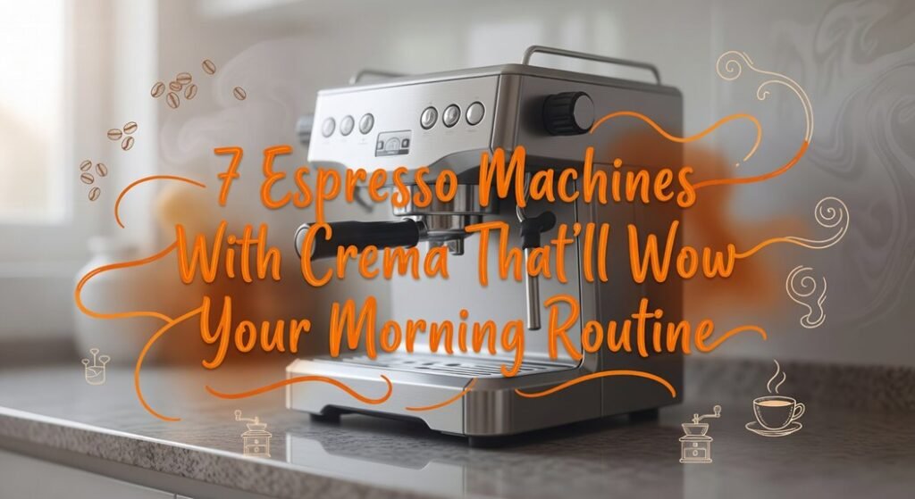 espresso machines with stunning crema