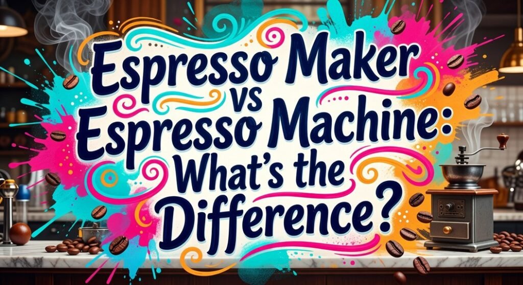 espresso maker vs machine espresso maker versus machine