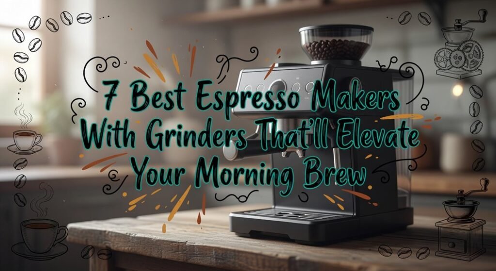 espresso makers with built in grinders