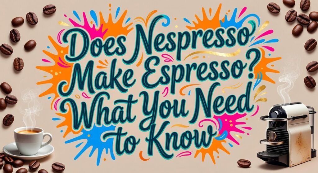 espresso via nespresso pods
