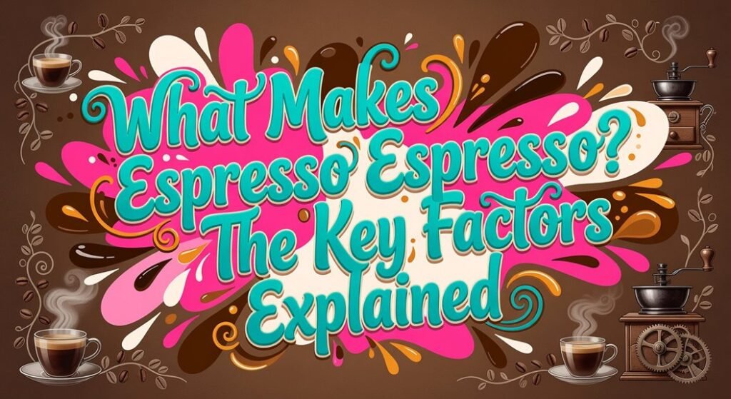 essential espresso brewing factors
