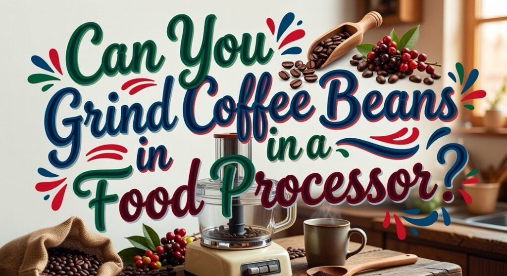 food processor coffee grinding