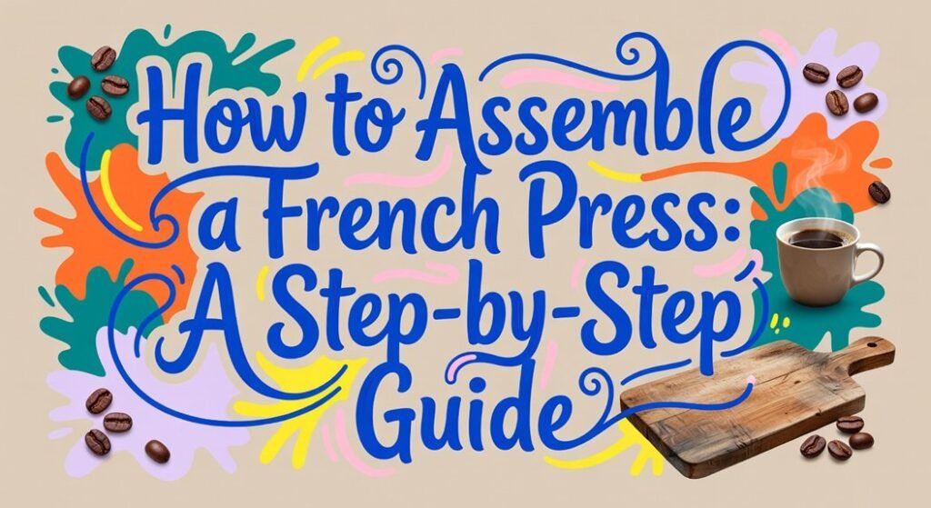 french press assembly steps