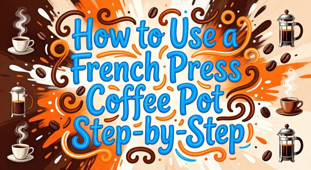 french press brewing steps