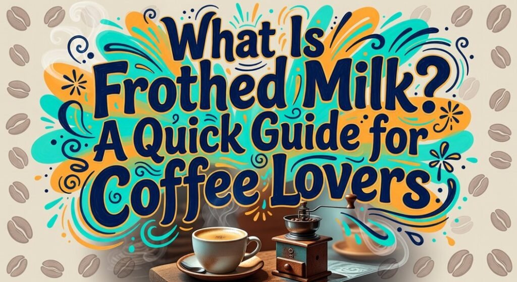 frothed milk explained simply