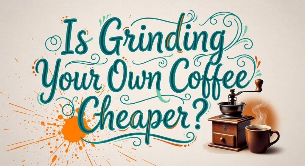 grinding beans saves money